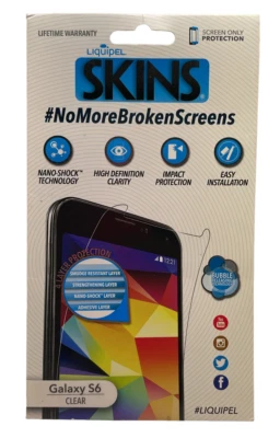 Protector Pantalla LIQUIPEL SKINS para Samsung Galaxy S6, Transparente Foto 1 de 3