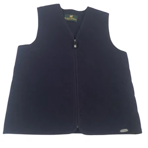 Giesswein Quilted Sweater Womens Black 14 Quilted Fleece Pure Wool Bodywarmer - Picture 1 of 11