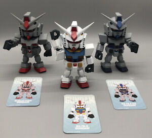 POP MART QMSV Mini RX-78 Gundam head 3pcs Figures BANDAI NAMCO US seller