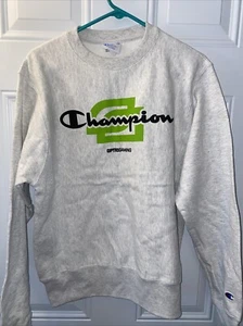 OpTic Gaming x Champion Herren Reverse Weave Sweatshirt mit Rundhalsausschnitt Grau Größe Small - Bild 1 von 3
