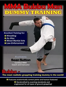 Sutton MMA Bubba Grappling Man Dummy Training DVD jiu jitsu judo wrestling - Picture 1 of 2