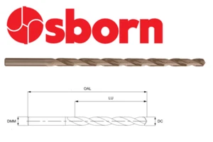 11.5mm LONG SERIES COBALT DRILL BIT HSSCo8 EUROPA TOOL OSBORN 8209021150 P194 - Picture 1 of 7