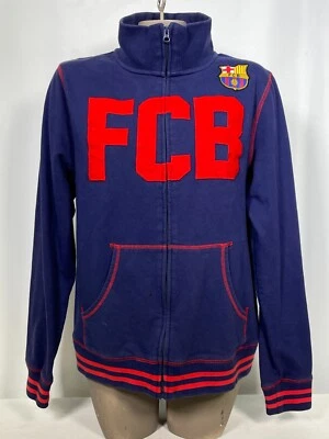 Chaqueta de fútbol FC Barcelona azul FCB cremallera completa para mujer XL Foto 1 de 4
