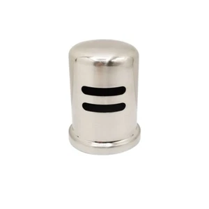 Kitchen Dishwasher Air Gap Cap (Flanged) - Satin Nickel Finish Brass - 4405742 - Picture 1 of 2