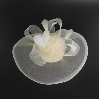 Para mujeres Moda Malla Velo Floral Sombrero Tocado Cóctel Gorra Fiesta Elegante Nuevo Foto 1 de 4