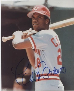 CESAR CEDENO CINCINNATI REDS SIGNED 8x10 PHOTO w/ COA - Picture 1 of 1