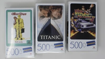 Back to the Future 2/Office Space/Titanic (500pc) Puzzles Cardinal Blockbuster - Image 1 of 2