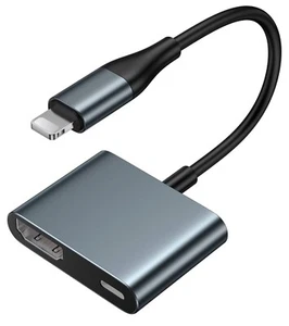 HDMI Cable 0.49ft iPhone To Tv Compatible With iPhone 14,13,12,11 - Picture 1 of 7