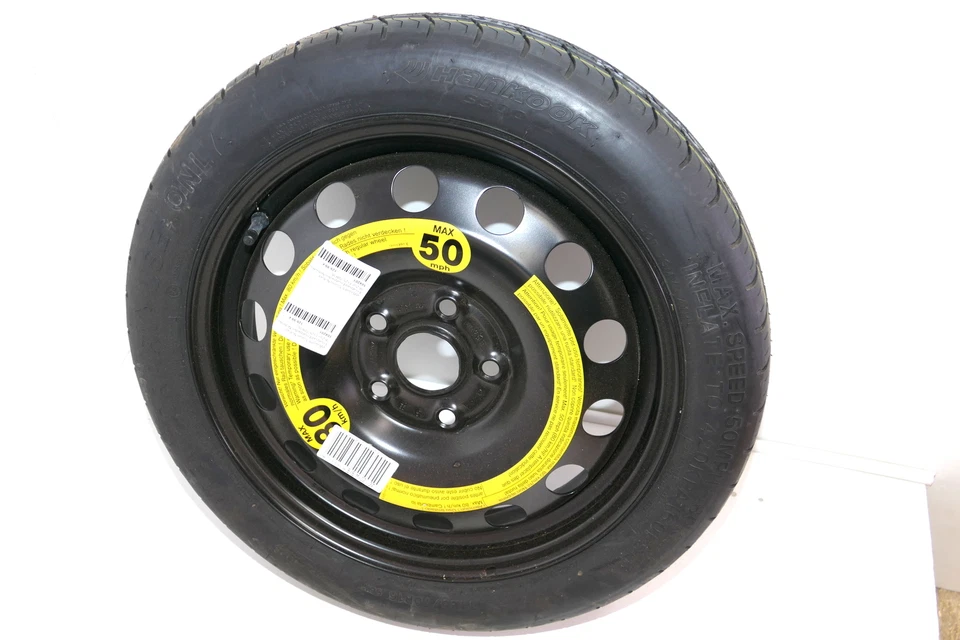 Golf 6 Touran Notrad Ersatzrad Ersatzreifen Notreifen 16 Zoll T125/70R16 Werkzeu - Bild 1 von 3