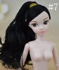 1pc 1/6 Movable Doll Body + Head with Ponytail Hair for 11.5" BJD Doll Kids Toys