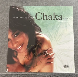 Foto autografiada firmada por Chaka Khan de su álbum de discos - Certificado de autenticidad Becket (BSA) - Imagen 1 de 5