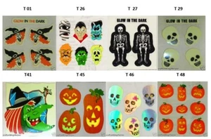 Sandylion Vintage LEUCHTEN im Dunkeln HALLOWEEN Sammelalbum Aufkleber *AUSVERKAUFTE DESIGNS - Bild 1 von 9