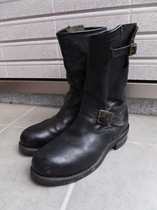 Stivali da ingegnere vintage RRL x Chippewa US9 made in USA neri - Foto 1 di 10