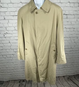 VTG J. Press Beige The Traditional Removable Wool Lining Trench Coat Size 38R - Picture 1 of 20
