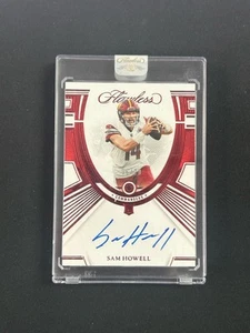 Panini Flawless Red Auto 2022 #RGM-SH Sam Howell/20 - Imagen 1 de 3