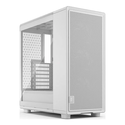 Fractal Design Case Midi Tower EPOCH WHITE TG CLEAR TINT con 3 ventole da 120mm - Immagine 1 di 4
