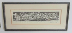 Paul Trachtman Signed Print Sheep Pastured in Canjilon New Mexico - Picture 1 of 4