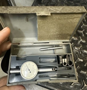 MITUTOYO .001” 0-20-0 DIAL TEST INDICATOR 513-118 Machinist Tool Inspection - Picture 1 of 13