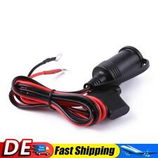 Produktbild - 12-24V Car Auto Motorcycle Truck Cigarette Lighter Socket with 10A Fuse+Cable Ho
