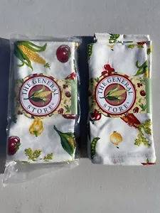 Servilletas de tela The General Store For Target Summer Veggies, nuevas en paquete, 2 paquetes - Imagen 1 de 3