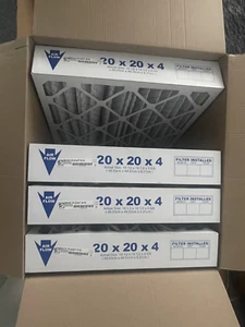 20x20x4 MERV 11 Pleated Furnace Filter - United Filter MAXI PLEAT 615 - Box of 4 - Picture 1 of 2