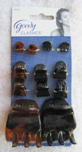 12 Goody Classics Krallenspange Combo Micro Small Adrienne Medium Kiefer Haarspangen Set - Bild 1 von 5