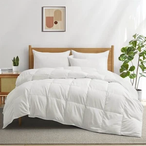 Peace Nest Lightweight & Medium Weight Goose Feather Fiber and Down Comforter - Picture 1 of 13
