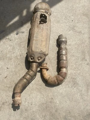 Silenciador silenciador de escape y tubo de cabeza Honda Rancher 420 Trx 2007 2008 Foto 1 de 2