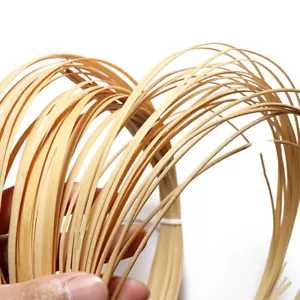 18M Polished Bamboo Strips Cane Webbing For Basket Chair Furniture Repair Supply - Picture 1 of 17