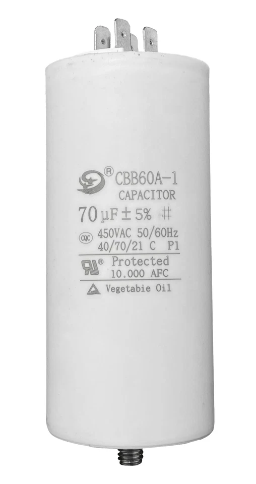 REDPART 70UF CBB60 Electric Motor Capacitor 50/60Hz