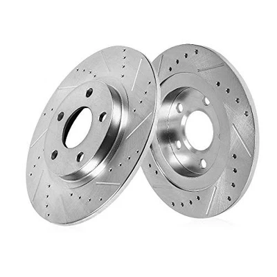 Rear Brakes For Mercedes-Benz GL320 GL450 ML350 ML320 R320 Drilled and Foto 1 de 4