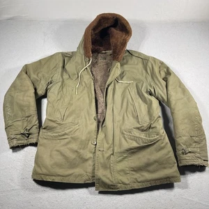 Vintage US Army Air Forces B-11 Jacke Herren Large Lammfell gefüttert Parka 40s WW2 - Bild 1 von 18