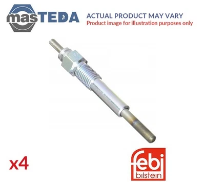 176195 ENGINE GLOW PLUGS FEBI BILSTEIN 4PCS NEW OE REPLACEMENT - Image 1 of 4