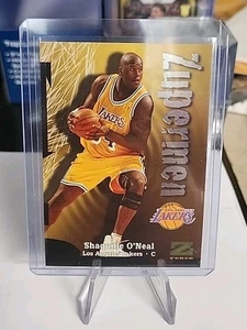 1997-98 Z-FORCE ZUPERMEN SHAQUILLE O'NEAL LAKERS MT - Bild 1 von 2