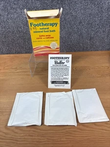 Fußtherapie Mineral Fußbad Hühneraugen Hornhaut Behandlung - 3 versiegelte Pakete & Puffer - Bild 1 von 3