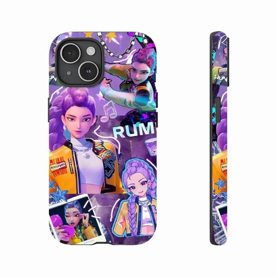 Estuche resistente Kpop Demon ventilador gif 2025 funda para teléfono Foto 1 de 3