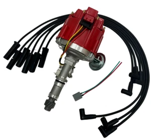 HEI DIstributor with Wire Set For Chevy Cavalier Celebrity Firebird 3.8L 1985-86 - Picture 1 of 10