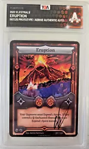 Elestrals Prototype Eruption - Authentic aDrive Autographed Slab - Picture 1 of 2