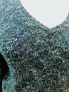 DENIM BLUE “Talbots” WOMENS PULLOVER V-NECK SIZE XL - Picture 1 of 5