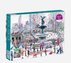 Galison Michael Storrings Bethesda Fountain Jigsaw Puzzle 1000pcs Free P & P - Picture 1 of 1