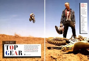 2012 Carter Smith Aaron Paul Breaking Bad 6 páginas editorial revista Top Gear - Imagen 1 de 3