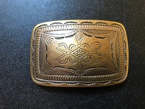 Rare,Navajo,Tribal,Viking,Celtic,Medieval,Western,Cowboy belt buckle.Brass plate - Picture 1 of 6