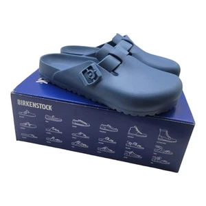 Birkenstock Shoes Unisex 41 Blue Boston Essentials EVA Sandals Coastal 1026216 - Picture 1 of 10