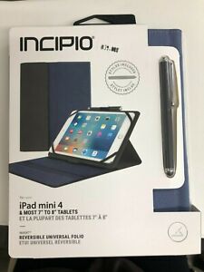INCIPIO Reversible Universal Folio iPad mini4 & most 7" to 8" TABLETS STYLUS INC