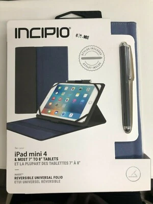INCIPIO Reversible Universal Folio iPad mini4 & most 7" to 8" TABLETS STYLUS INC - Image 1 of 2