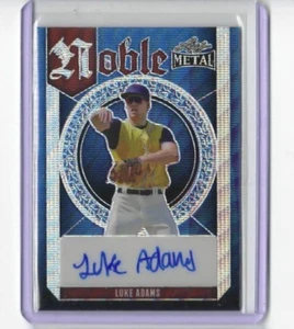 2023 Hoja de Béisbol Luke Adams Noble Blue Wave Automático SSP 7/8 - Imagen 1 de 1