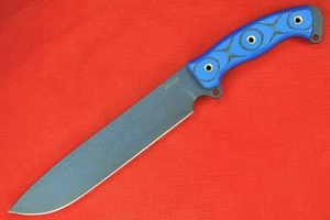 2017 Busse 2nd Gen Ergo Battle Mistress .235" Midnight Blue Blade Blue/Black G10 - Picture 1 of 12
