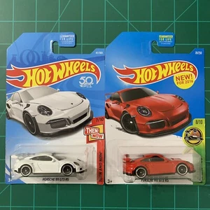 Hot Wheels Porsche 911 GT3 RS Red + White * New Model 2016 Version * - Picture 1 of 1