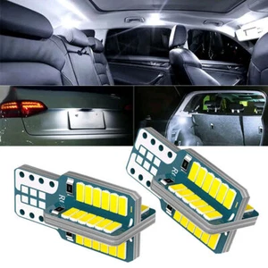 2pcs T10 LED Canbus W5W 48SMD 3014 Car Dome Reading License Plate Lamp Bulbs - Picture 1 of 13