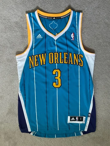 Adidas New Orleans Hornets Chris Paul #3 Swingman Jersey, Men’s Small S, 7912A11 Cover